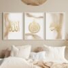 Toile Abstract Or Ayatul Kursi