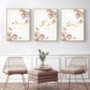 Tableau Pivoine Dorée et Citations - 1