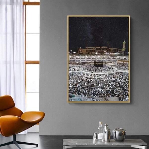 Toile de Paysage de la Mosquée de la Mecque