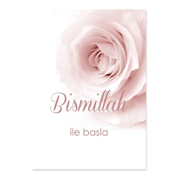 Toile Bismillah et Fleurs Roses pour Chambre - 4