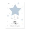 Toile Pépinière Montgolfière Étoiles Bleu Doré - 5