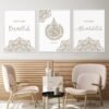 Toile Pépinière Éléphant Rose "Bismillah" - 7