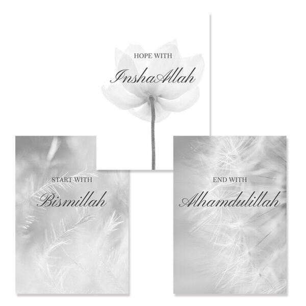 Toile Moderne Alhamdulillah Pissenlit Fleuri - 11