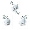 Toile Allahu Akbar Feuilles Bleues - 2