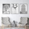 Tableau Floral de Porte au Style Marocain - 8