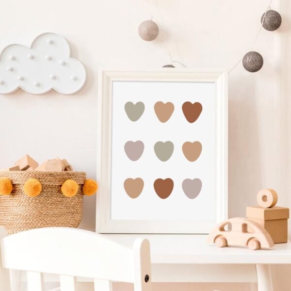 Toile Enfant Cœur Doux Bismillah Arc-en-Ciel - 8