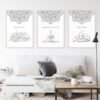 Tableau Floral de Porte au Style Marocain - 7