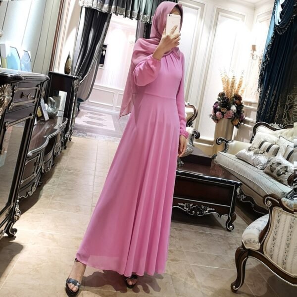 Abaya d'Été en Mousseline - 3