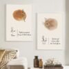 Tableau Feuilles Abstraites Tawakkul Sabr Shukr - 10