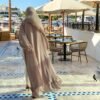 Kaftan Kimono avec Foulard - 10