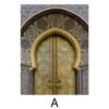 Affiche Porte Marocaine Dorée avec Allah - 7