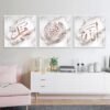 Tableau Al Kursi en Marbre Rose Doré