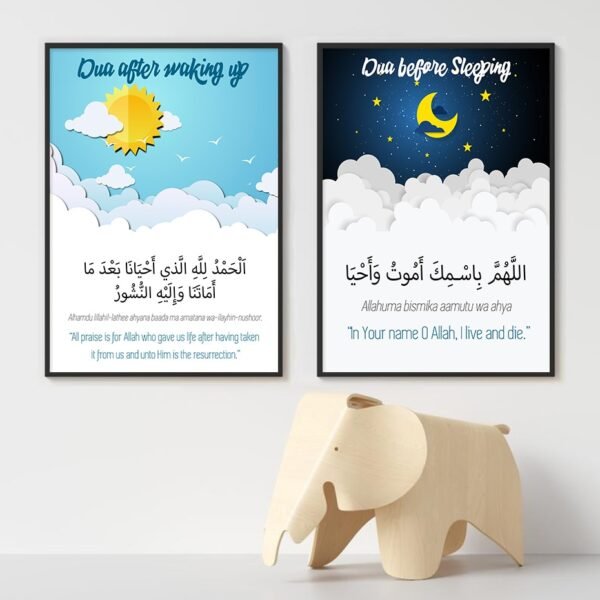 Poster Pépinière Soleil et Lune