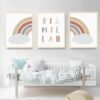 Tableau Bismillah Nuage Arc-en-Ciel pour Chambre d'Enfant - 9