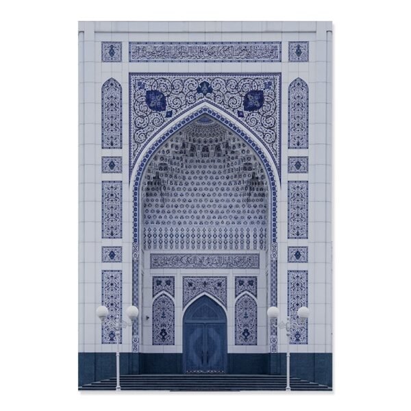 Toile Mosquée de Tachkent Bleue - 5