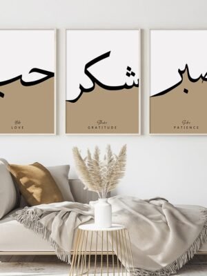 Toile de Gratitude et Patience Sabr