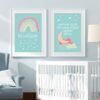 Poster Personnalisé Bismillah avec Arc-en-ciel pour Chambre d'Enfant - 10