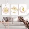 Toile Porte Marocaine Rose Doré - 10