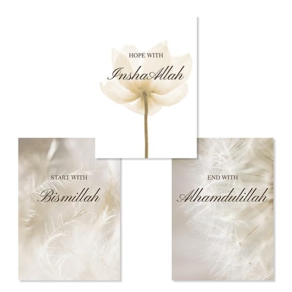 Toile Moderne Alhamdulillah Pissenlit Fleuri - 21