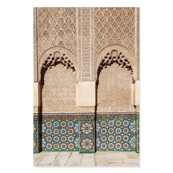 Toile Porte Marocaine et Calligraphie Islamique - 11