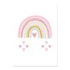 Affiche de Naissance Personnalisée en Rose et Bleu - 12
