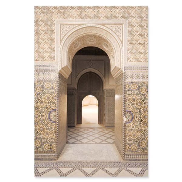 Toile Porte Fleurie Bismillah - 8
