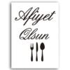 Toile Murale Afiyet Olsun Cuisine - 3 Toile Murale Afiyet Olsun Cuisine - 3