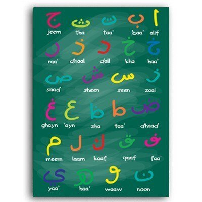 Affiche Alphabet Arabe pour Enfants - 4
