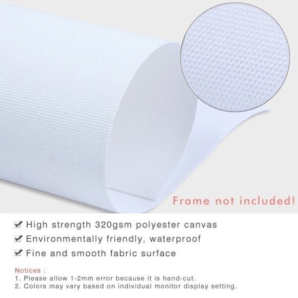 Toile Beige Lignes Abstraites Salam Sabr - 2