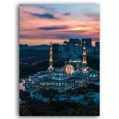 Toile de Paysage de la Mosquée de la Mecque - 5