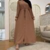 Kaftan à Col Revers