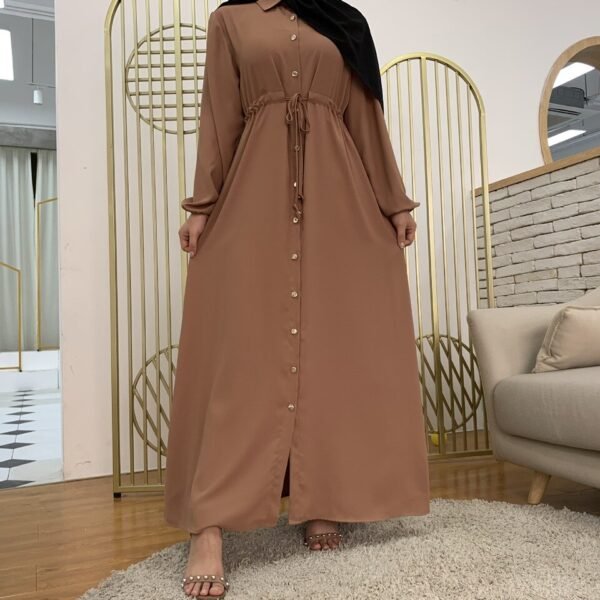 Kaftan à Col Revers