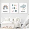 Toile Bismillah et Nuages Arc-en-ciel pour Enfants - 3