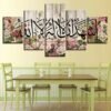 Toile Grise Mandala "Ayatul Kursi Bismillah" - 1