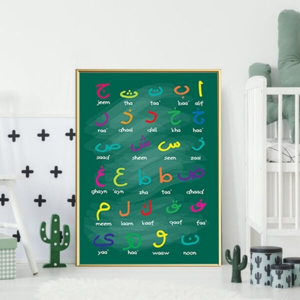 Affiche Alphabet Arabe pour Enfants - 1