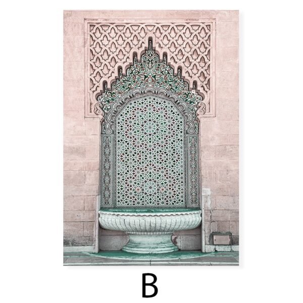 Toile Murale Fontaine Marocaine - 1