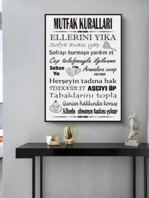 Toile Citations Islamiques de Cuisine