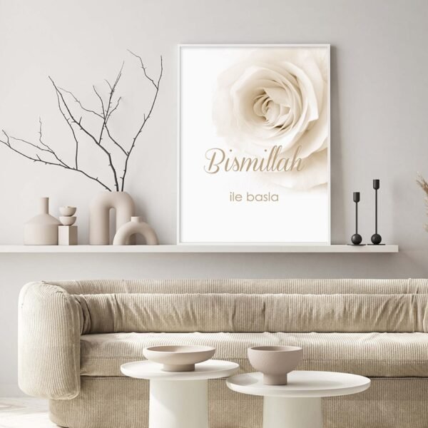 Toile Bohème Bismillah Floral Français - 7