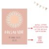 Poster Personnalisé Bismillah avec Arc-en-ciel pour Chambre d'Enfant - 7