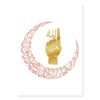 Toile Porte Marocaine Rose Doré - 9