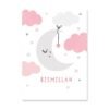 Affiche Bismillah Rose Nuage Étoile - 1