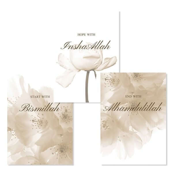 Toile Moderne Alhamdulillah Pissenlit Fleuri - 7