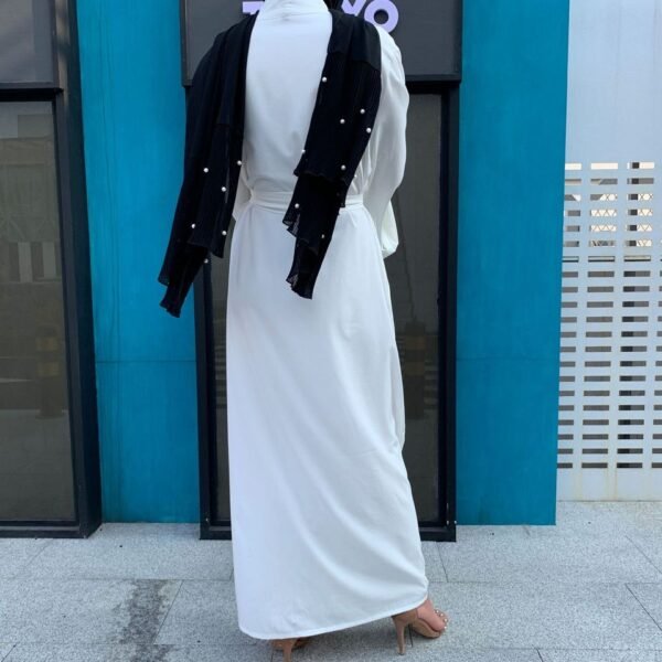 Kaftan Kimono Blanc - 3