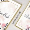 Toile Florale Allah et Bismillah - 9