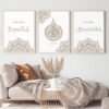 Toile Pépinière Éléphant Rose "Bismillah" - 6