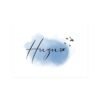 Toile Calligraphie Arabe en Aquarelle Bleue - 6