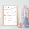 Affiche Bismillah Rose Nuage Étoile - 3