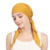 Bonnet Sous-Hijab en Coton Uni - 1