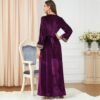 Kaftan Velours Élégant - 1