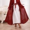 Kaftan Rouge Ouvert - 5